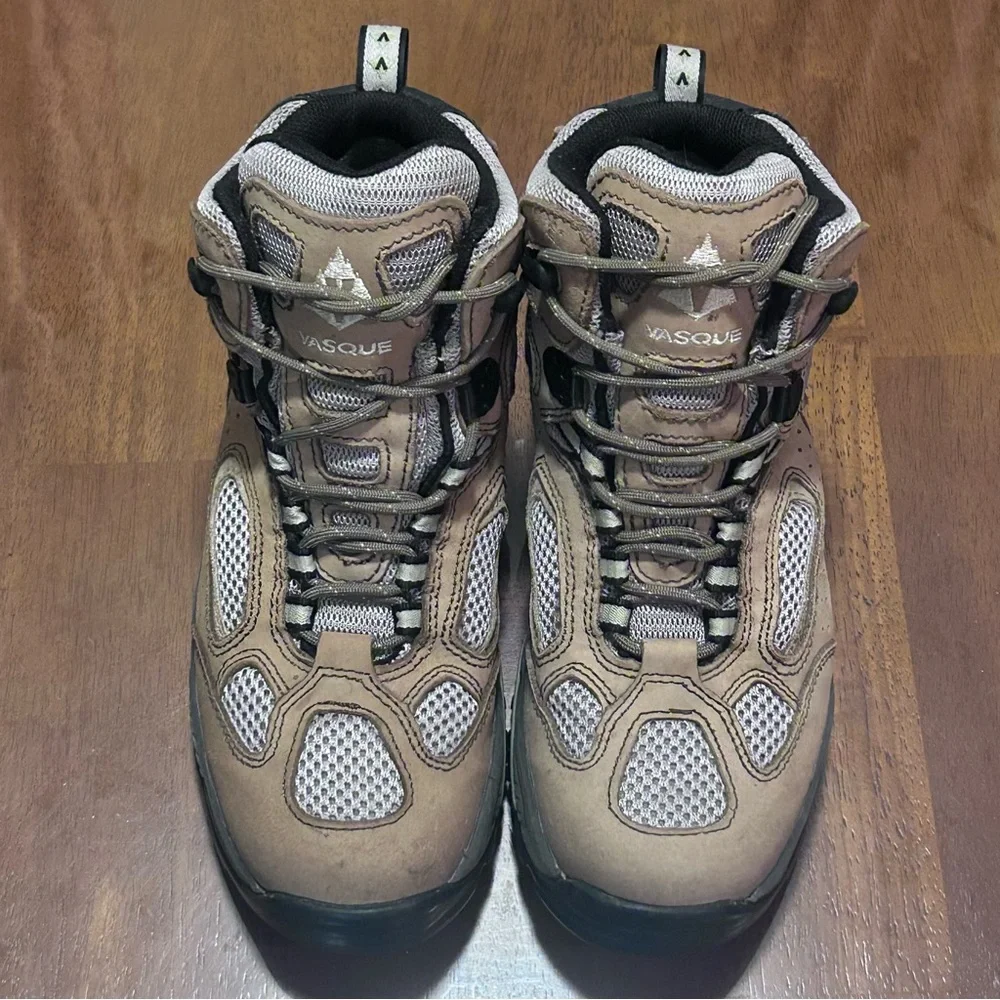 Vasque Breeze GTX Vibram Women Waterproof Hiking Trail Boots Size 8 Tan Gray - Picture 9 of 16